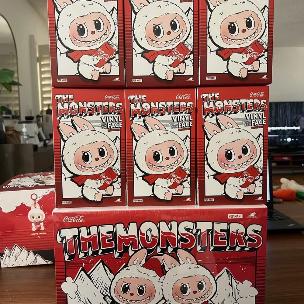 The Monsters Coca Cola series Vinyl Face blind box 1 piece only